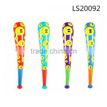 Cartoon and cute pvc inflatable baseball bat toy with ball inflatable funny baseball bat toys inflatable kids