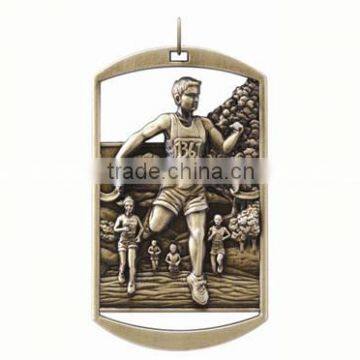 2015 rectangle medals on sale walking; walking race medals/custom sport running medals