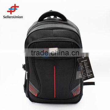 No.1 yiwu exporting commission agent wanted Hot Sale Black Sport Backpack for promotion