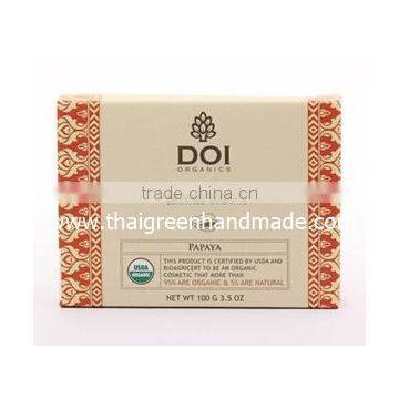 Organic Soap Certified by USDA