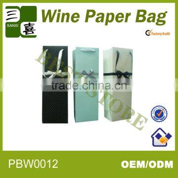 Top-grade red wine paper bag