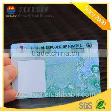 Printable customized good design RFID id card