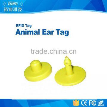 Cow Cattle Tracking System Hdx 125kHz Em4305 RFID Animal Ear Tag for Farm