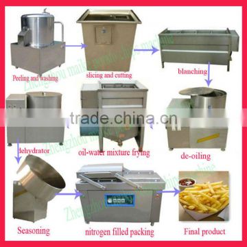 stainlesssteel semi-automatic and full-automatic potato chip frying machine line