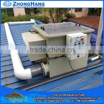 Auto cleaning aquaculture stainless steel drum filter