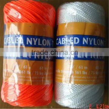 Nylon rope 3 strands rope / nylon twine in spool /in cheap price