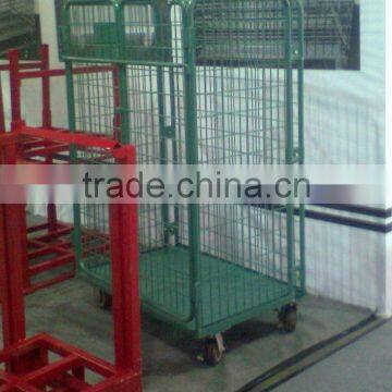 colorful galvanized roll container