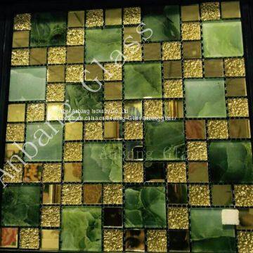 Factory Price Modern Pattern Bathroom Kitchen Glass Mosaic Tile photo-5