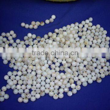 natural chinese freshwater pearl nucleus/pearl nuclei with borwn dapple