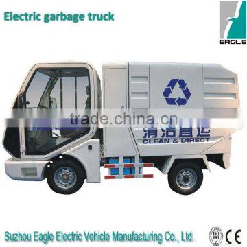 China power wheel Electric garbage truck, CE approved