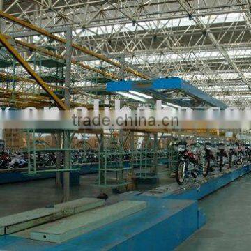 advanced motorcycle production line