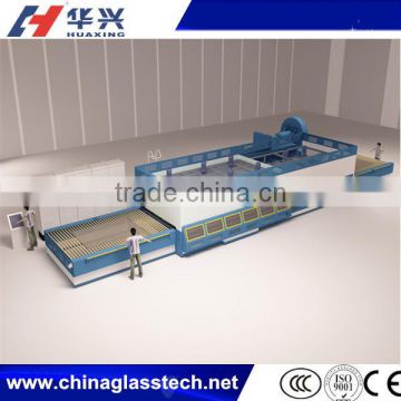 CE industrial automatic flat mini glass tempering furnace