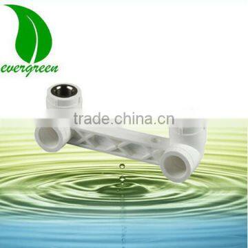 ppr pipe fitting double elbow female white pipe fitting