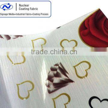 Waterproof printed pvc clear table cloth