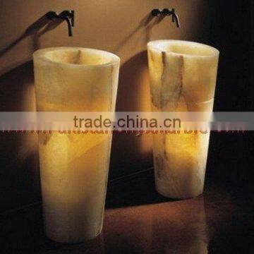 ART DESIGN ONYX PEDESTALS SINKS AND BASINS photo-2