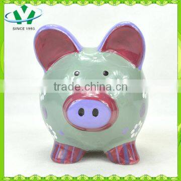 Wholesale Ceramic Pig Animal Shape Piggy Banks for Sale photo-2