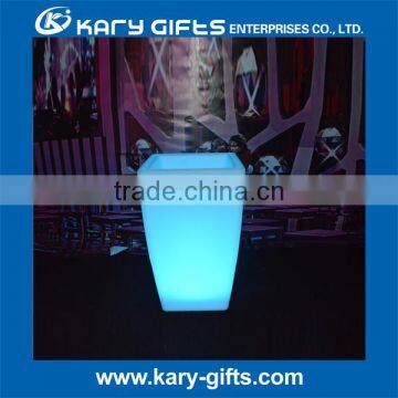 Rechargeable Portable Flower Pots RGB Plastic LED Flower Pot photo-3