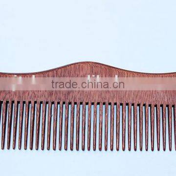 ortable Anti-static Health Care Hair Silky Peach Wooden Comb