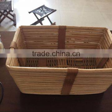 Paper-weave rectangular storage sundries basket