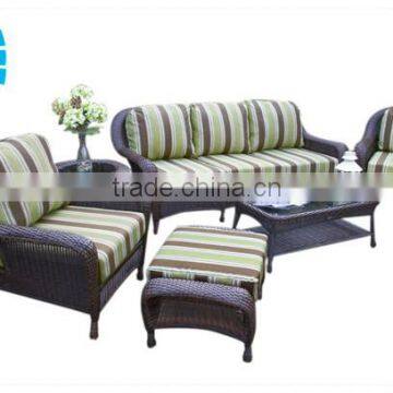 Outdoor Garden Patio 6-Pc Seating Set w/Sofa Furniture