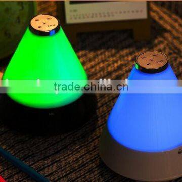 2015 LED Colorful LED Light Bluetooth Speaker 360 Degree Super Bass 3D Sound BT Speaker With FM Radio