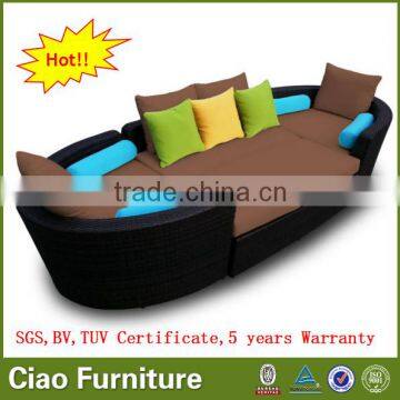 Hot Sell Outdoor Rattan Sofa Modern Patio Modular Sofa Furniture photo-2