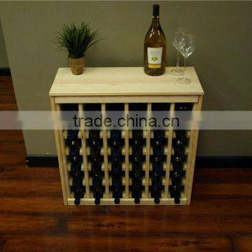 36-Bottle Wooden Wine Rack for home/bar