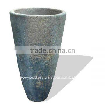 Vietnam Old stone outdoor planter, outdoor pottery