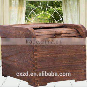 natural handmade high quality wooden rice box for sale