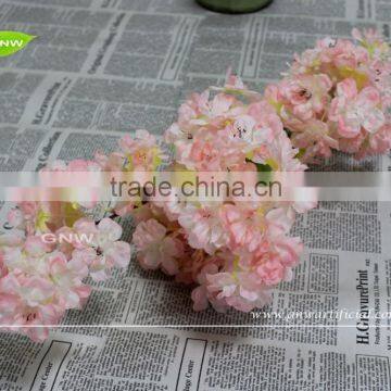 GNW BLB-CH1605016 Hot Selling Wholesale Pink Single Cherry Blossom Branch for Home Decor photo-3