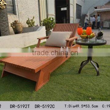 China outdoor furniture factory distributor cast aluminum beach lounge chair for sea shore park