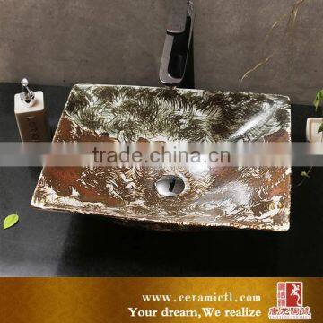 Bathroom Vessel Ceramic Countertop Wash Hand Basin photo-4