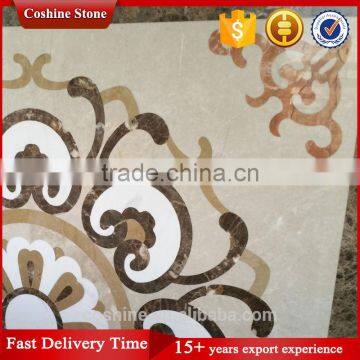 Elevator Flower Waterjet Marble Tiles Design Floor Pattern photo-2