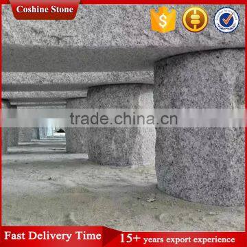 Natural White Granite Antique Stone Garden Bench photo-3