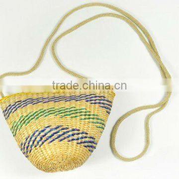 STRAW WOMAN BEACH BAG