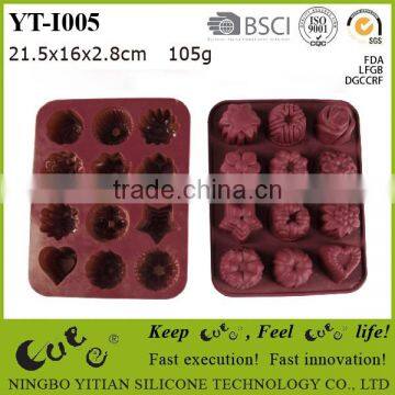 silicone chocolate mould with various shape