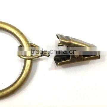 Small Curtain Ring With Clip / Steel Rod Ring With Clip Hanging / A Ring With A Clip photo-5