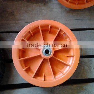 Tubeless PU Foam Wheel 3.00-8 With Plastic Wheel