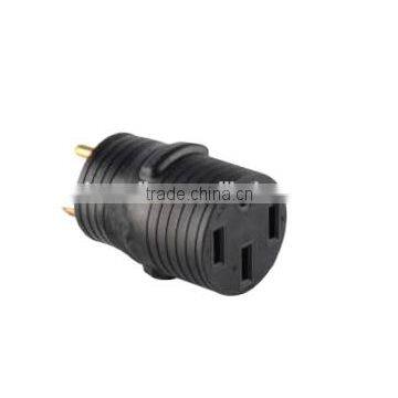 S80541 Molded Round RV Power Adapter Generator Adapter 30AMP Male to 50AMP Female photo-2