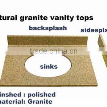 desert gold granite vanity top