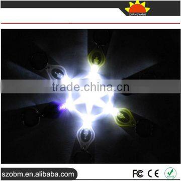 (ZY-W50K) New Fashion Plastic White Light 50000mcd Mini Led Light Keychain photo-5