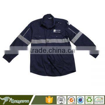 Breathable Reflective Safety Work Shirts With Reflective Tape