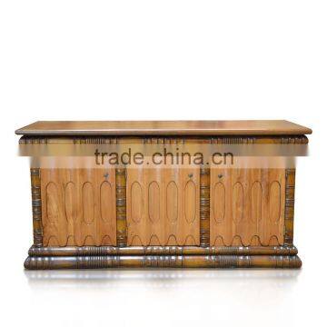 Buffet Console Roman Classic Natural Teak Wood Furniture photo-2