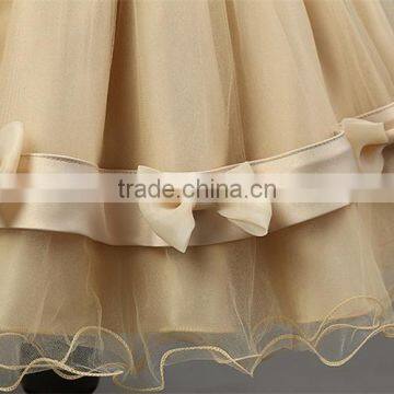 Retro Style Girls Party Wear Dress Kids 2015 New Designer Flower Bowknot Party Formal Ceremonies Dresses For Girls Free Shipping photo-6