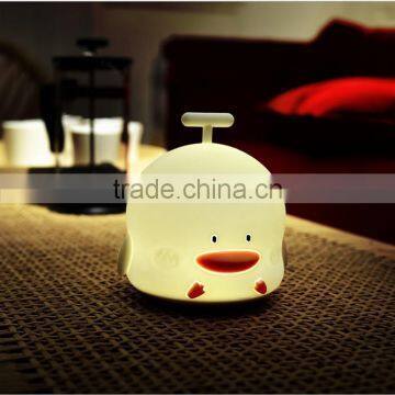 UCHOME Creative 7 Colors Change Silicone Cute Gift Night Light Kids LED Night Lamp Night Lights For Baby photo-3