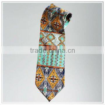 Fashionable Classical Style Digital Printing 100% Silk Tie