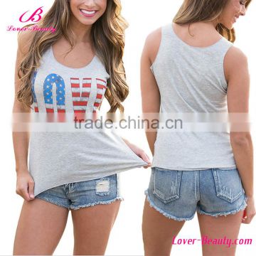 Hot Sale Tank Top Manufacturer White T-Shirt Printing