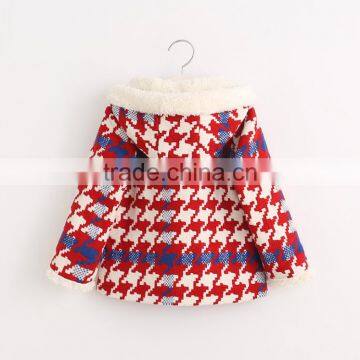 Latest Design Baby Girl Coat Thick Hooded Jacket for Winter photo-2