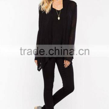 New Arrival Lightweight Female Trendy Beautiful Black Cardigan photo-5