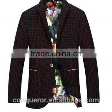 Grid Window Pane Man Suit.BSPL0635 photo-4